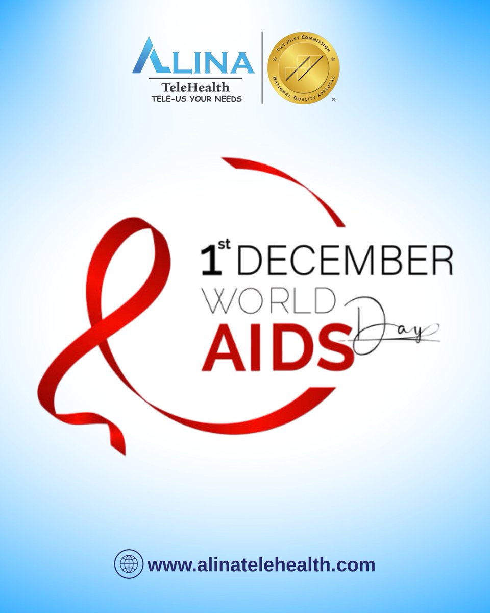 AlinaTelehealth's tweet photo. World AIDS Day. It's a time to reflect on progress, raise awareness, and work towards ending the stigma surrounding HIV/AIDS. Get tested, protect yourself, and support the cause. Visit https://t.co/X6mpziEMDW for more. 

#WorldAIDSDay2025 #EndTheStigma #GettingToZero #Alina https://t.co/lukCcGHiRB