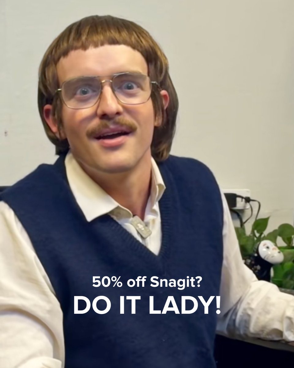 Snagit's tweet image. Your team needs clarity. Get 50% off Snagit today. Arrow it. Circle it. Send it. The fastest way to communicate visually. Grab this deal December 1–2! 

Buy now! bit.ly/47Uzrpf

 #knowledgeworker #visualcommunication #Snagit #communication