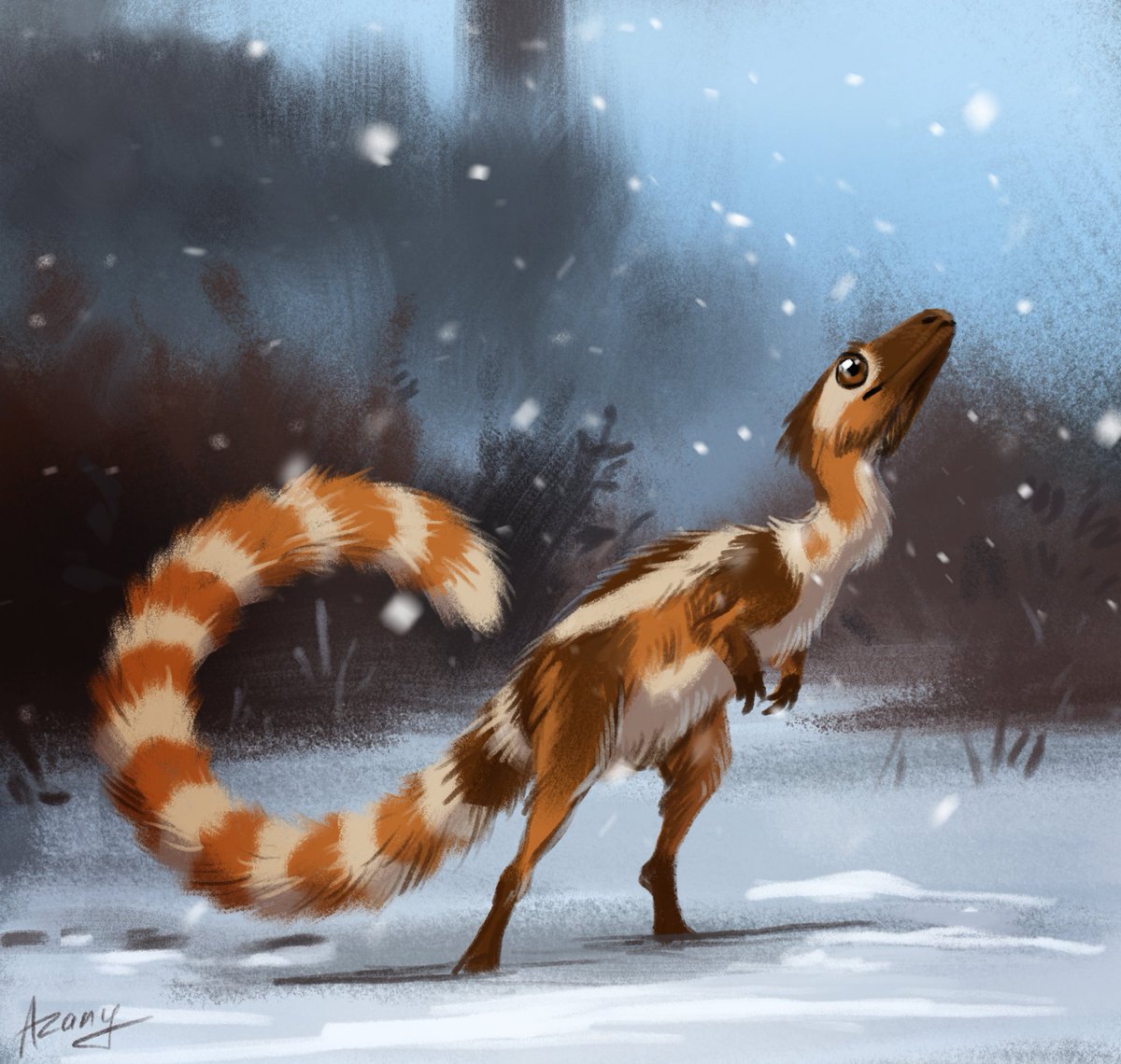 Happy first day of winter! 
Prim enjoys the first snow. Unfortunately, irl we do not have snow :c  And you?