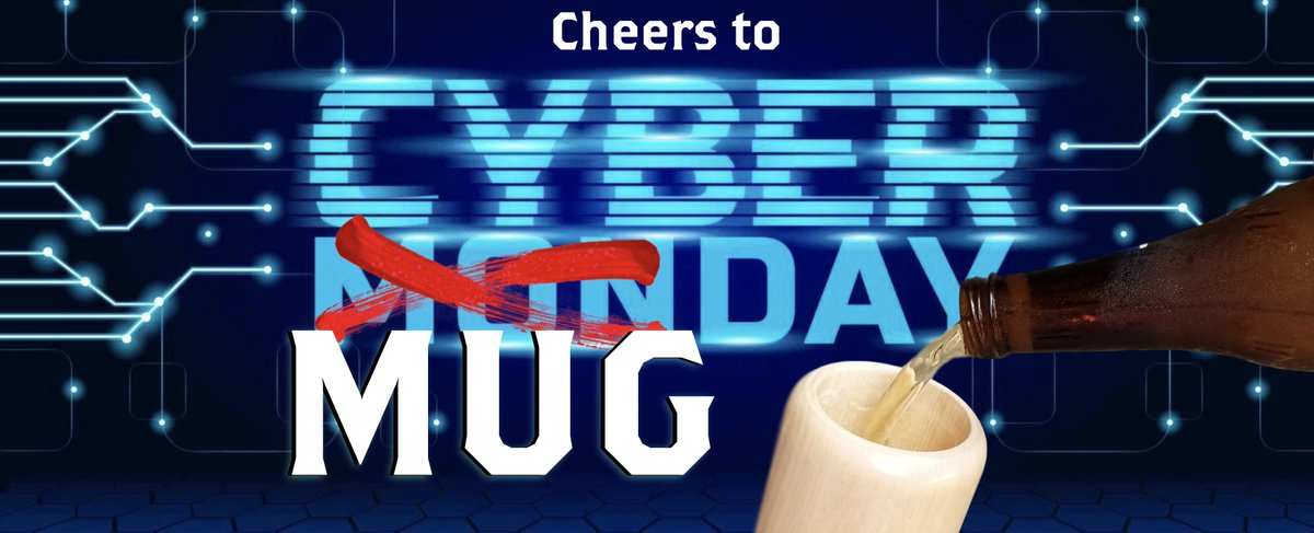 This Cyber Monday pre-sale offer is valid until Midnight Eastern Time TONIGHT

Here is the link:
dugoutmugs.com/discount/Cyber… (discount applies at checkout)

Almost ALL <a href="/DugoutMugs/">Dugout Mugs®</a> products are available with this sale, so don't miss your last chance to snag some swag for Christmas!