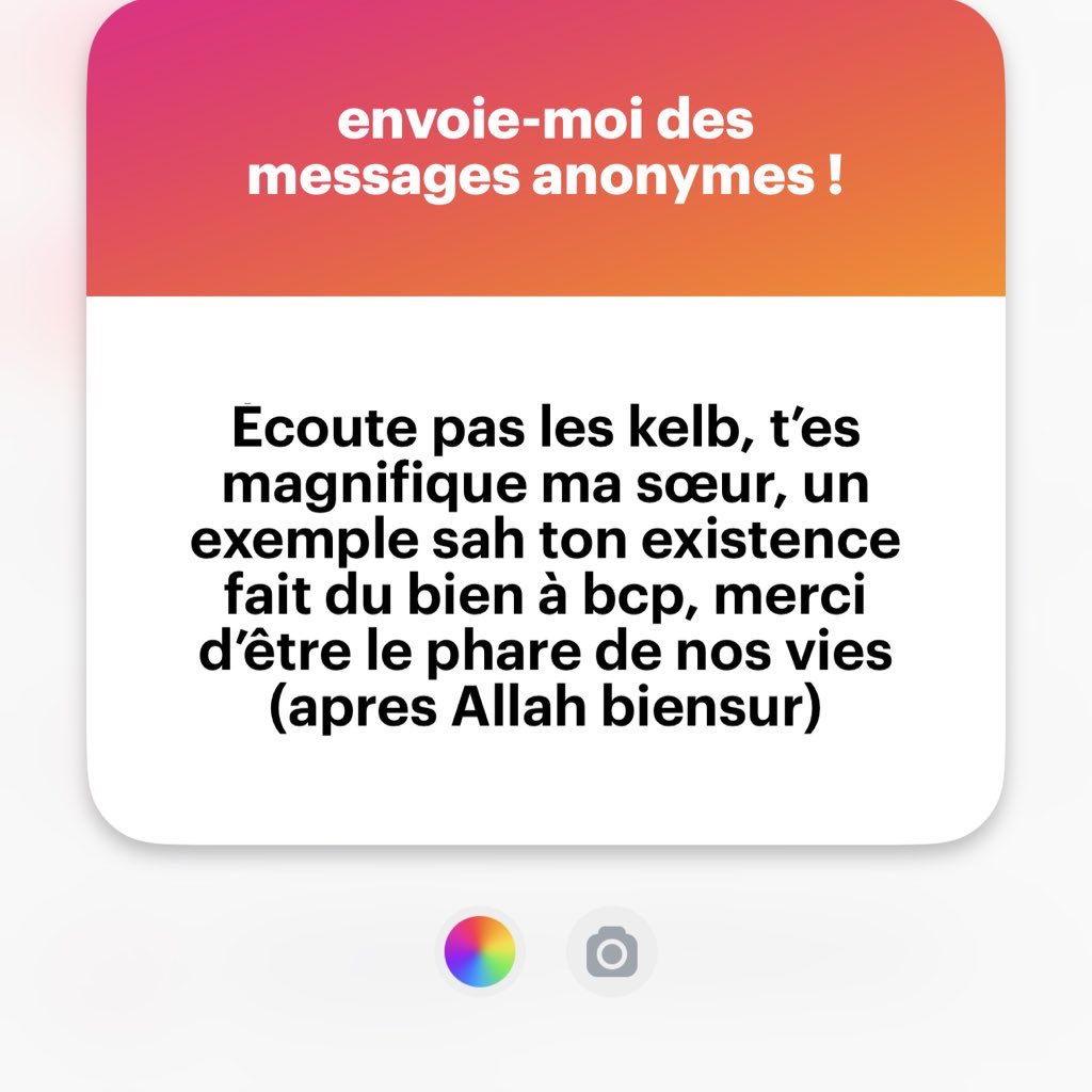 Merci ma douce sœur pour ce joli message ❤️