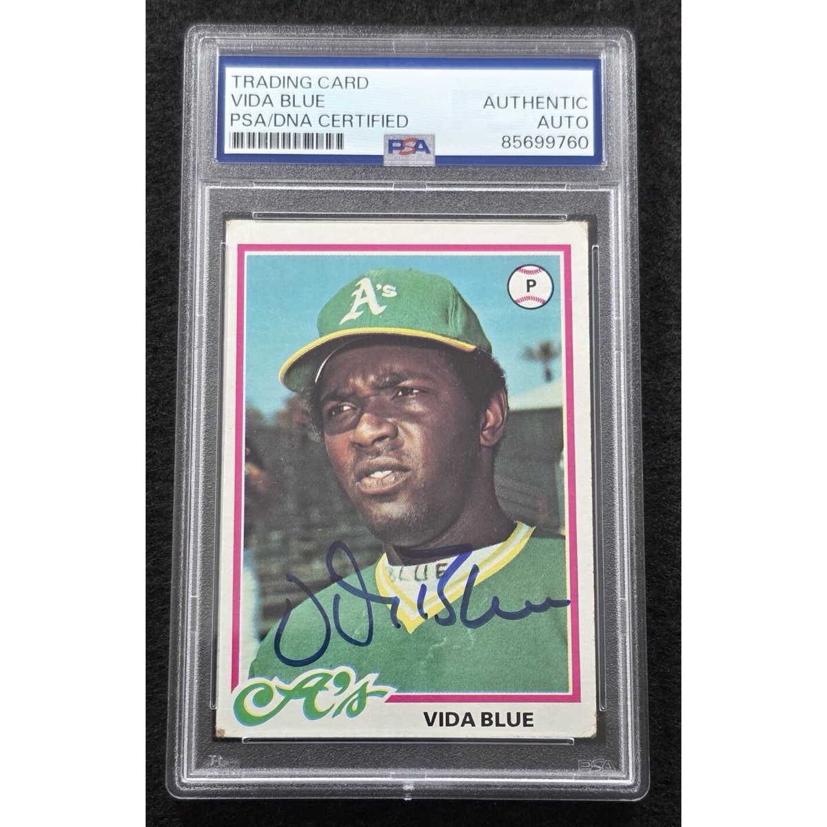 CollectingAll's tweet image. 1978 VIDA BLUE Signed Topps Baseball Card-ATHLETICS-SAN FRANCISCO GIANTS-PSA: $105.99 📱 (315) 760-6806 📱 👉CollectingAll.com👈 #BaseballMemorabilia #MLB #SignedBaseball #SportsCollectibles #ToppsCards
