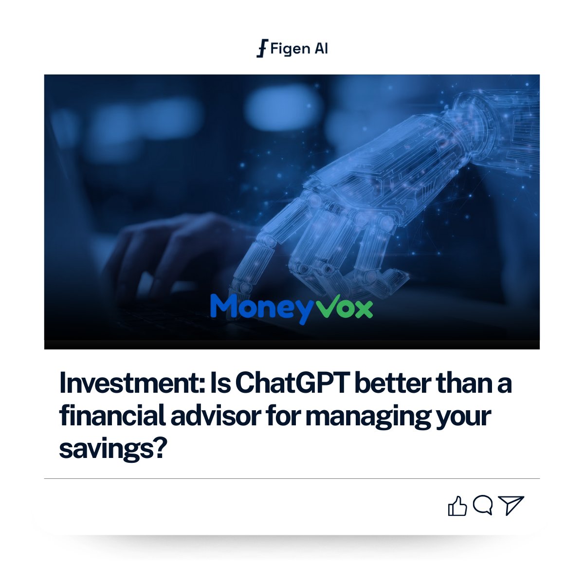 Figen_AI's tweet photo. Robo-advisors, with or without AI, aren't crystal balls, and many investors could learn this the hard way.
As @VincentAurez reminds us in @moneyvoxfr :
"No AI can predict all the nuances of an investor's personal situation or guide them in their wealth management decisions." https://t.co/HAPR4c7YNS