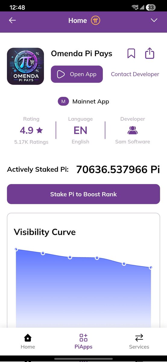 dorisyincpa's tweet photo. This is Mainnet DApp: "Omemda Pi Pay" support GCV 👏

Not verified yet. That means this DApp is ready for Mainnet and is just waiting to be verified. 

Doris Yin 🪷 🪷🪷 https://t.co/wLeFa8rQgo