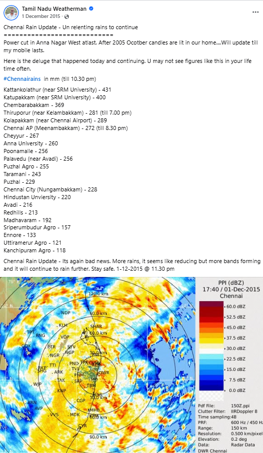 Tamil Nadu Weatherman tweet media