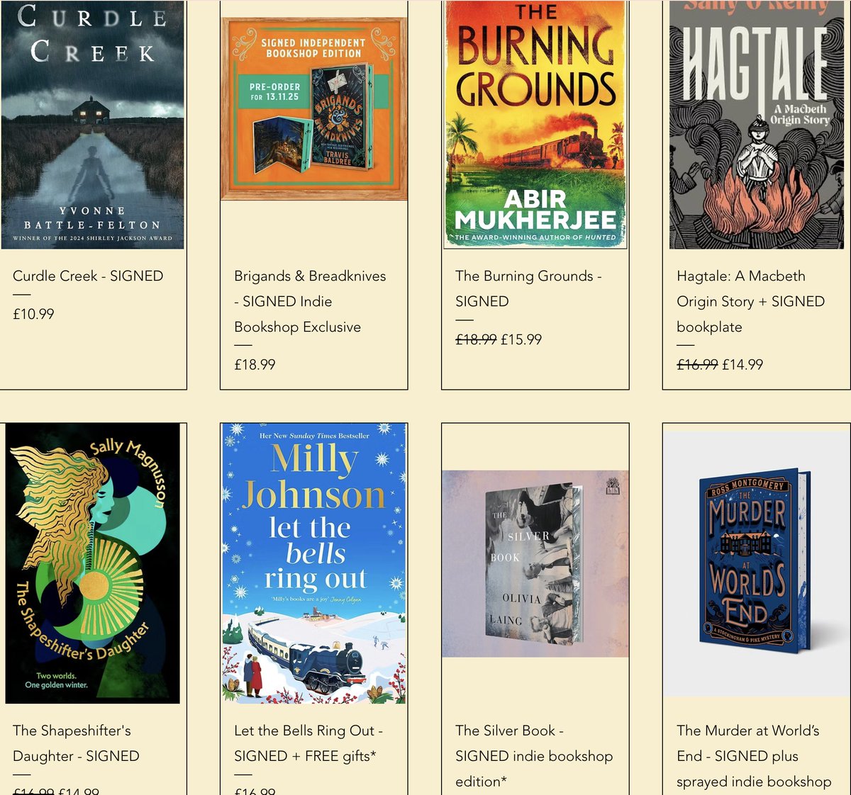 foxlanebooks's tweet image. ✨It's still DOUBLE POINTS until midnight!

Love signed editions? Explore our latest #signed books from beloved authors and rising stars! Perfect for gifting or treating yourself 📚💛

 foxlanebooks.co.uk/signed-books

#IndieBookshop #SignedBooks #BookLovers #AmReading #Bibliophile