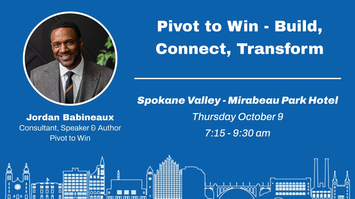 Former Seahawks DB Jordan Babineaux joins CEOtoCEO in Spokane Valley on Dec. 4!
Learn how to turn adversity into advantage and build your own “Pivot to Win” playbook.
All attendees get a signed copy of his book! 💪📘
#Leadership #PivotToWin #SpokaneEvents #CEOs #BusinessGrowth