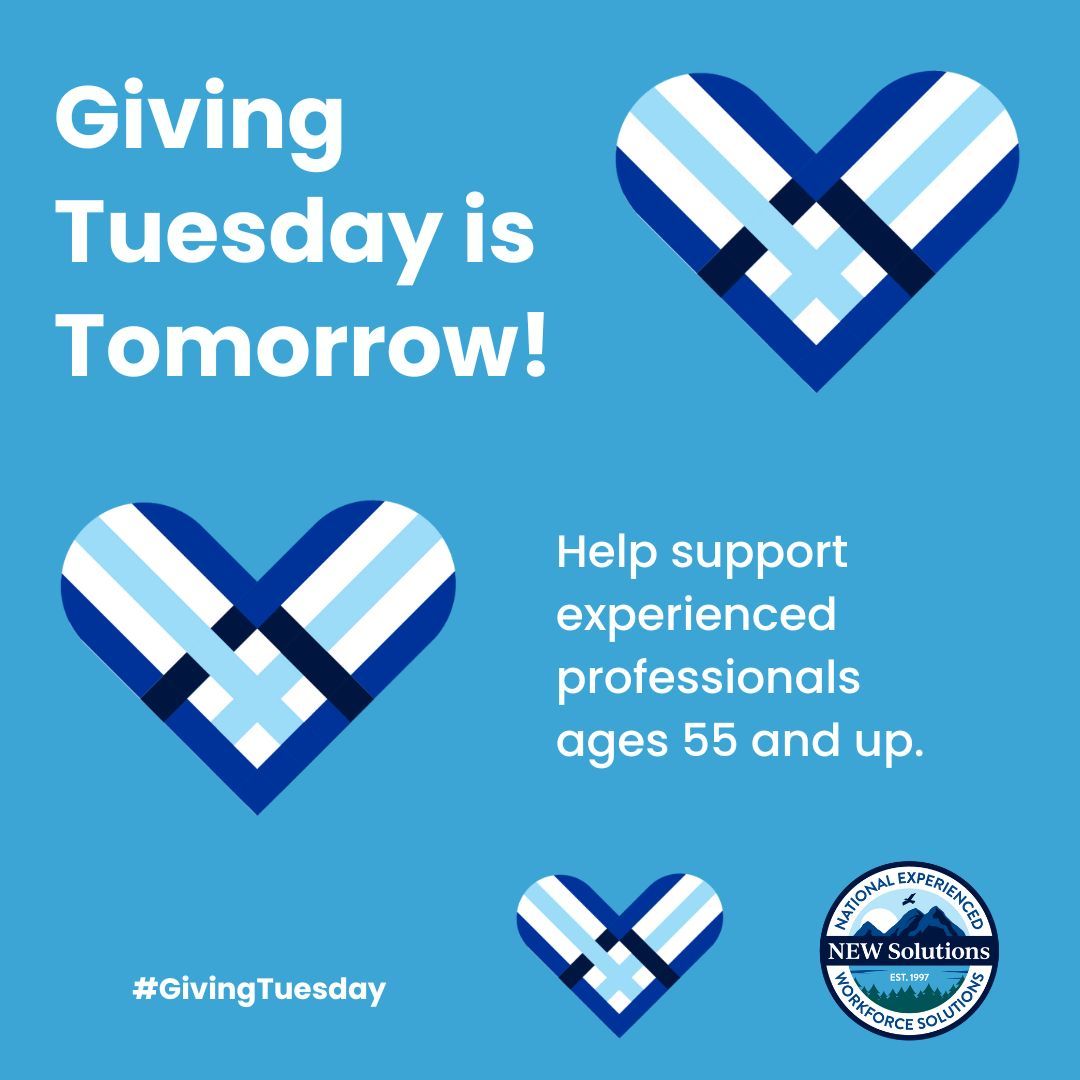 Tomorrow, make an impact! Your gift helps create meaningful employment opportunities for thousands of job seekers ages 55+. Donate: buff.ly/lZ6mXF7 

Donations up to $5,000 are matched.
