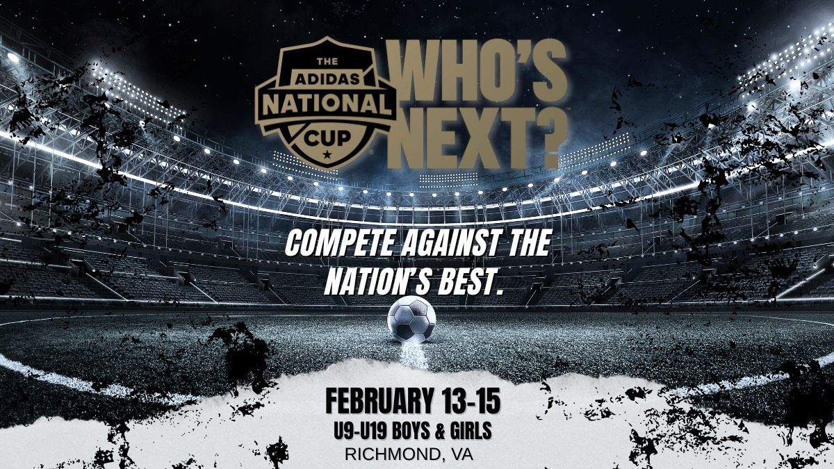 TopDrawerSoccer's tweet photo. ⚽ Who’s ready to take the field under the lights?
The Adidas National Cup is back Feb 13–15 in Richmond! U9–U19 boys & girls face the nation’s best.
🔥 Don’t miss your chance…register now! ➡️ https://t.co/YY3Kd0OXim
#AdidasNationalCup #YouthSoccer #CCLSoccer https://t.co/oKmnfirVEk