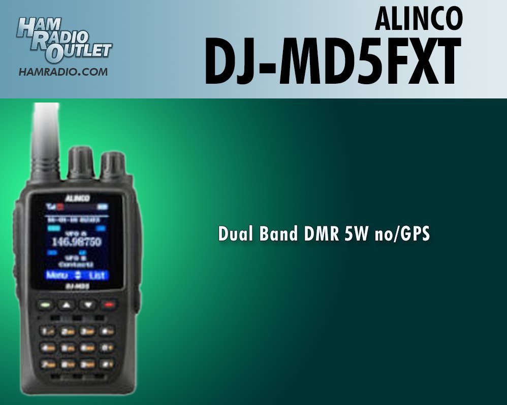 hro.net/RFN4MjNaNDT
Dual Band DMR 5W no/GPS 
All products here: hamradio.com
#HamRadioOutlet #HRO #amateurradio #hamradio