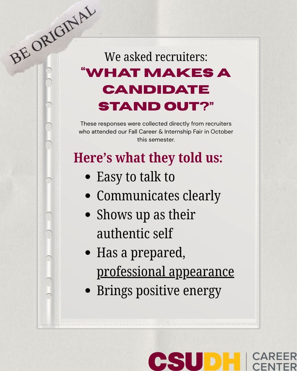 CSUDH Career Center tweet media