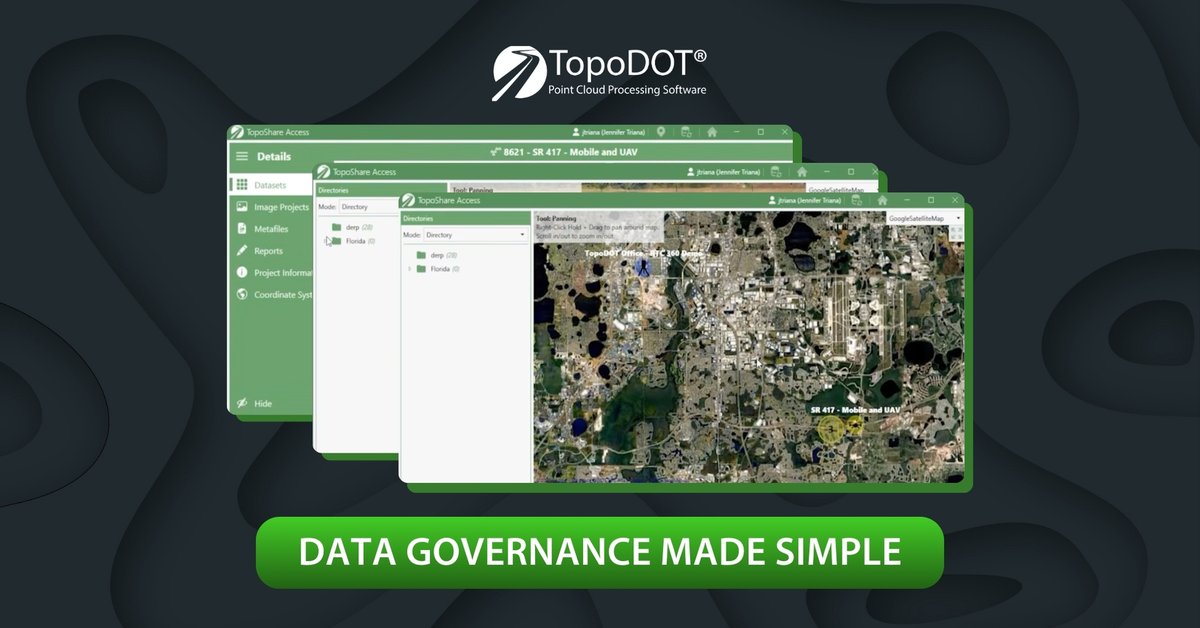 _TopoDOT's tweet image. Tired of confusion with point cloud files? TopoShare v2025 simplifies access, version tracking, and visibility. Manage point cloud data efficiently and confidently!
#TopoDOT #TopoShare #GeospatialData #DigitalTwins