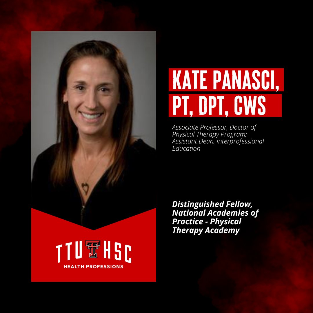Congratulations to Kate Panasci, PT, DPT, CWS, on her acceptance as a Distinguished Fellow in the National Academies of Practice – Physical Therapy Academy. Panasci has been a professional member since 2023 and is currently serving as Chair of the NAP-PT Communications Committee.