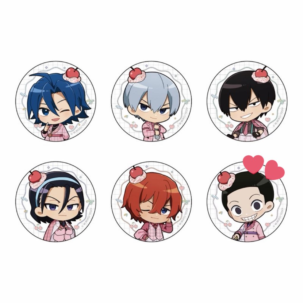 交換/譲渡】弱虫ペダル 缶バッジ さくらんぼほいっぷ ver.B 譲→真波