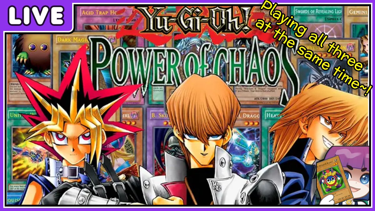 Do you remember the power of chaos games? how about we play all three.. AT THE SAME TIME 💪

⏰twitch.tv/Bjaui_ ⏰