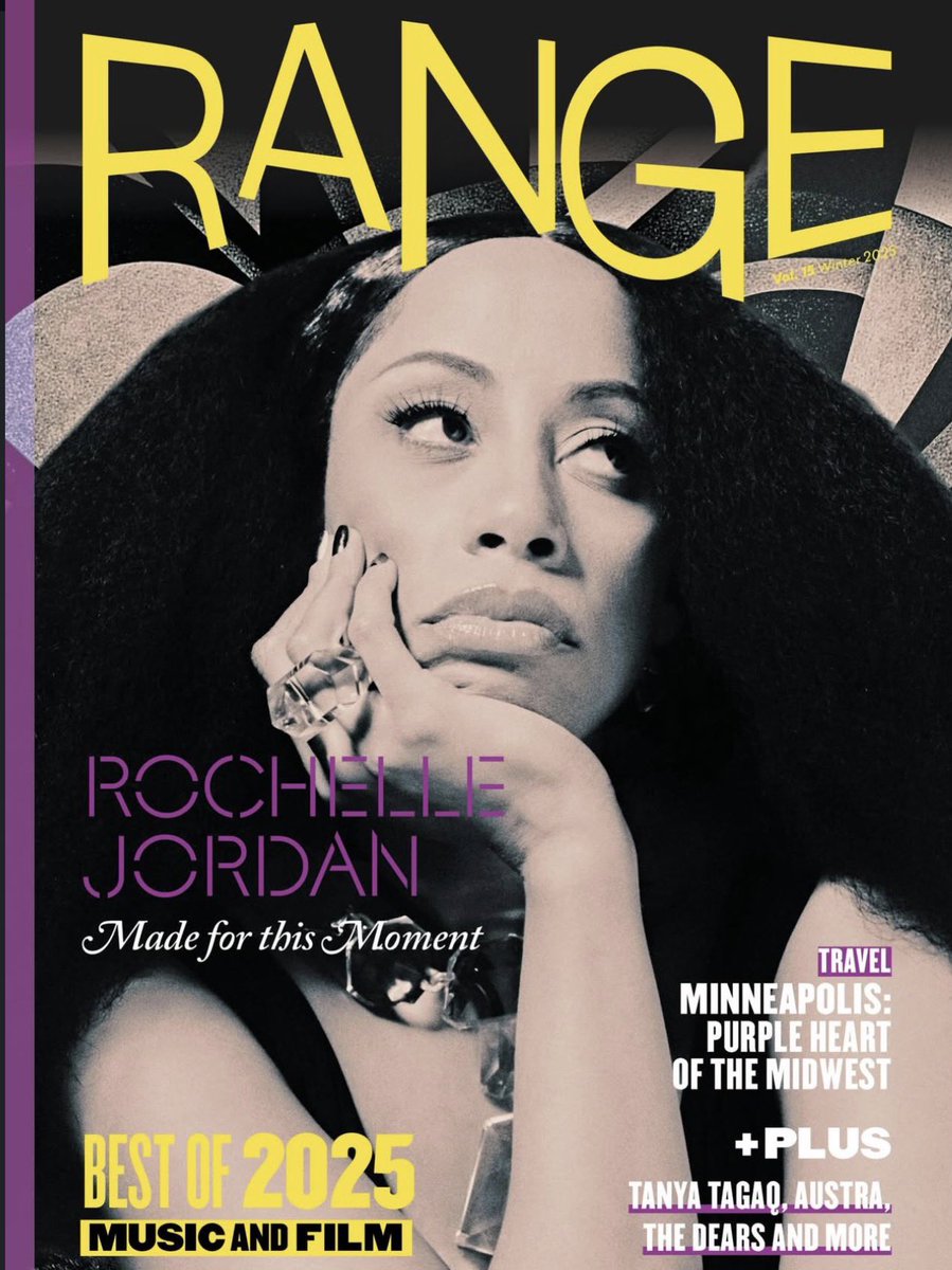 RochelleJUpdate's tweet image. Rochelle Jordan covers Range Magazine’s Winter edition ♡