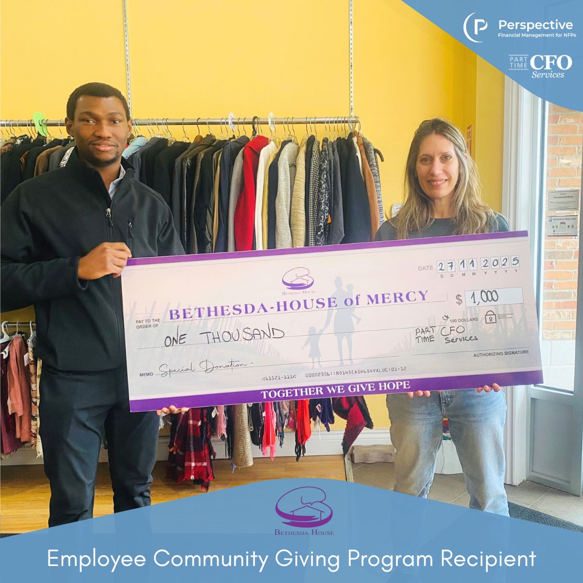 PTCFO's tweet image. Ugo has chosen Bethesda House and the Clarington East Food Bank for PTCFO's Community Giving Program. Bethesda House offers a safe haven for women and children affected by gender-based violence. The Clarington East Food Bank supports neighbours during challenging times. #giveback
