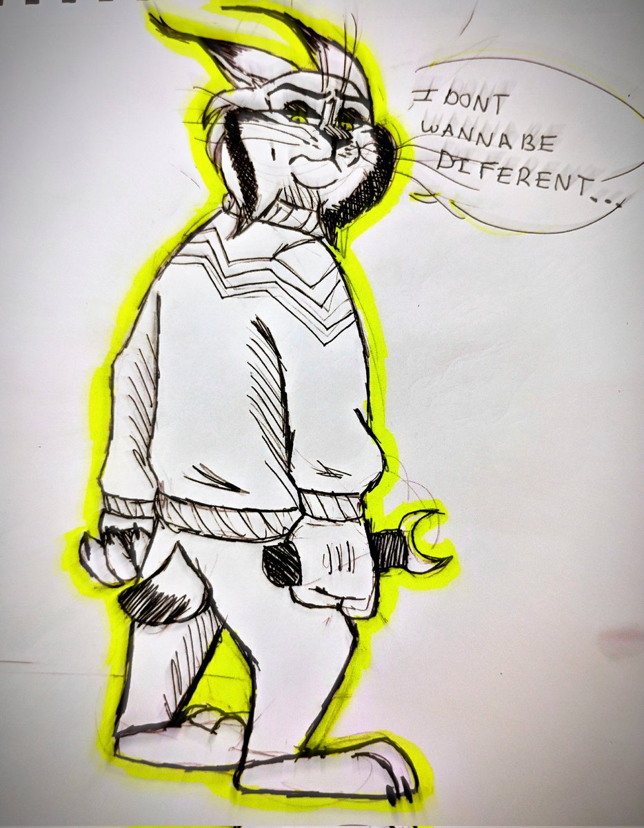 Lioness741981's tweet image. &quot;I dont wanna be different&quot; .... 
#Zootopia2 #Zootopia #Pawbert #Pawbertlynxley #fanart