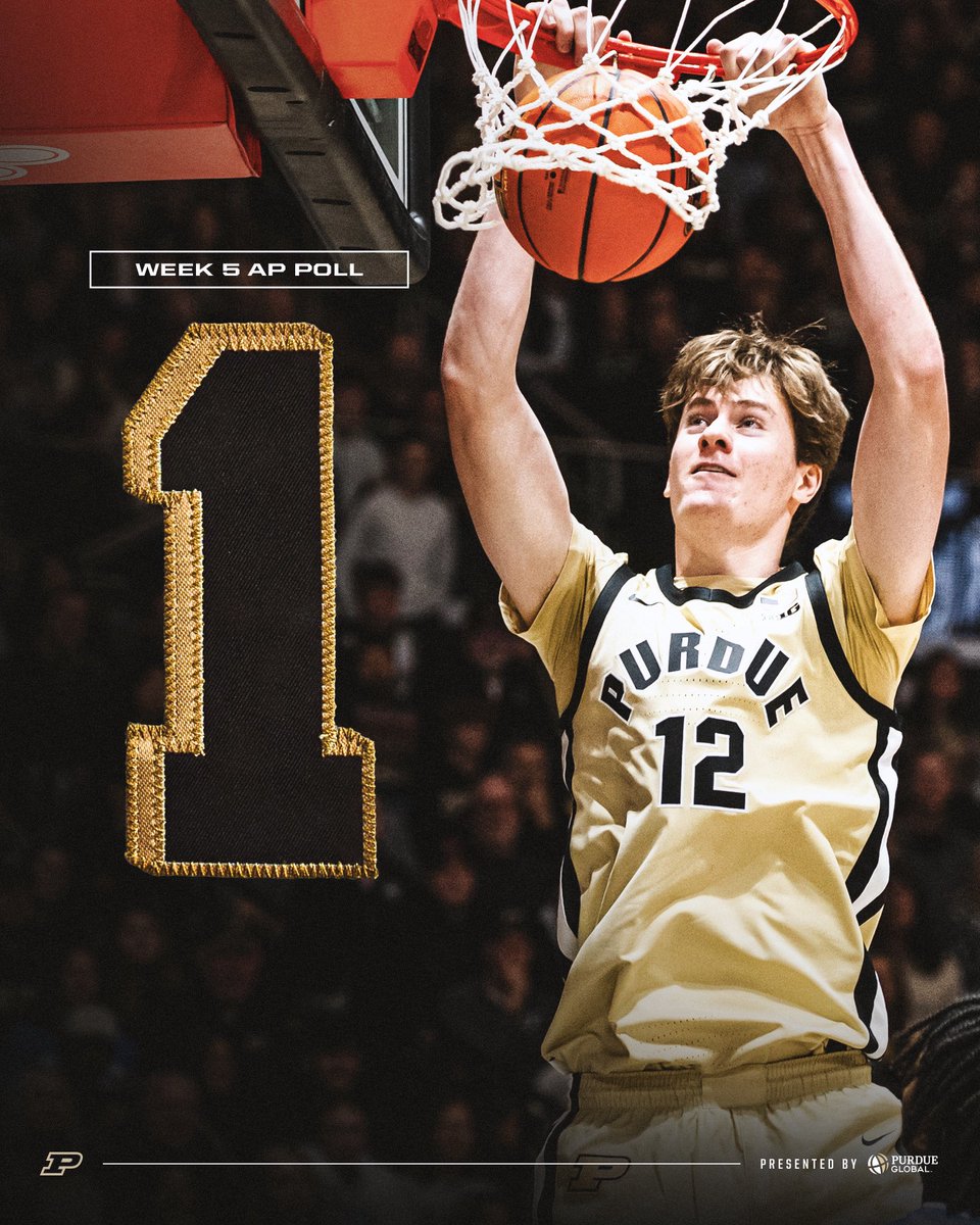 1️⃣ this week. 

📝: 64 straight weeks in the top 25, tying a school record for most consecutive weeks in the top 25.