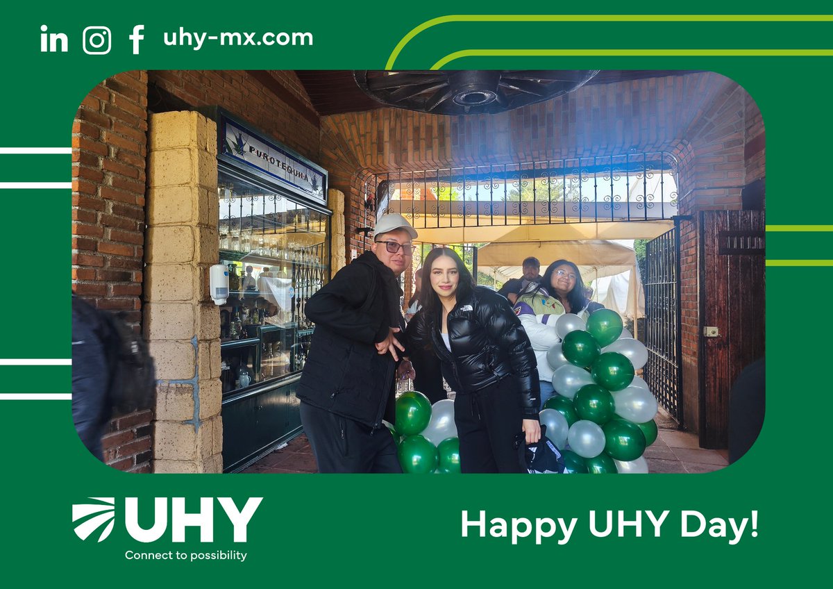 geuhy's tweet photo. Hoy en UHY México celebramos el #UHYDay. Como parte de la red internacional UHY, nos une una visión global: colaboración, excelencia y compromiso con nuestros clientes.
#UHYDay #UHY #UHYMéxico #RedGlobal #AccountingNetwork https://t.co/VNA99G1wwe