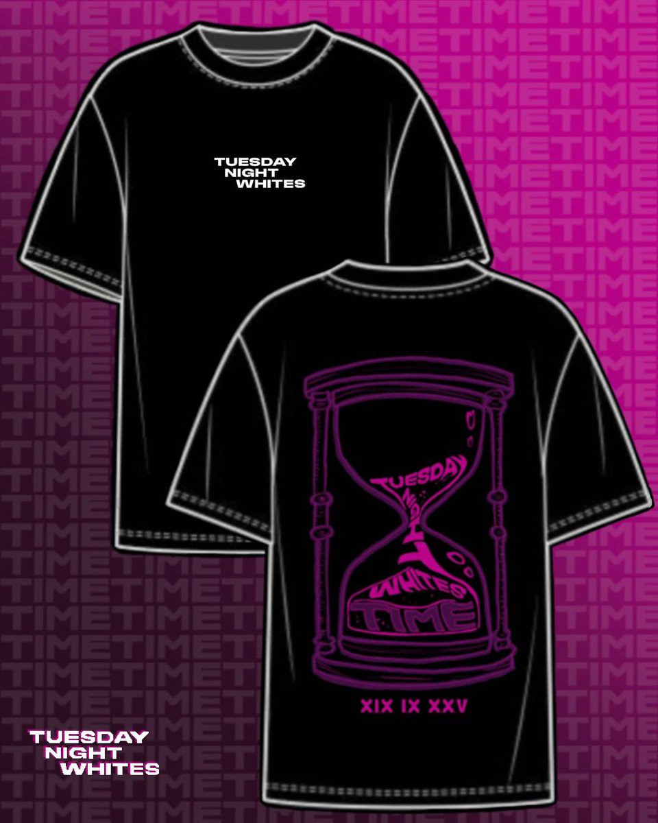 ‘TIME’ Limited Edition Merch 👕⏳

To celebrate the release of our 4th tune ‘TIME’, we’re doing a limited run of merch to mark the occasion!

First sales will be available at our headline gig THIS FRIDAY down at <a href="/FerretPreston/">The Ferret</a> 

Once they’re sold, they’re sold!
#tnwtnwelloello