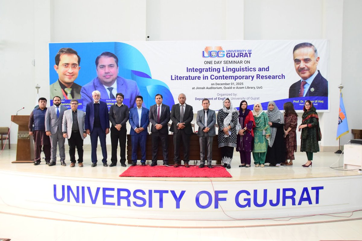 A seminar was organized by the Department of English to explore contemporary research trends, at Hafiz Hayat Campus, on Monday.