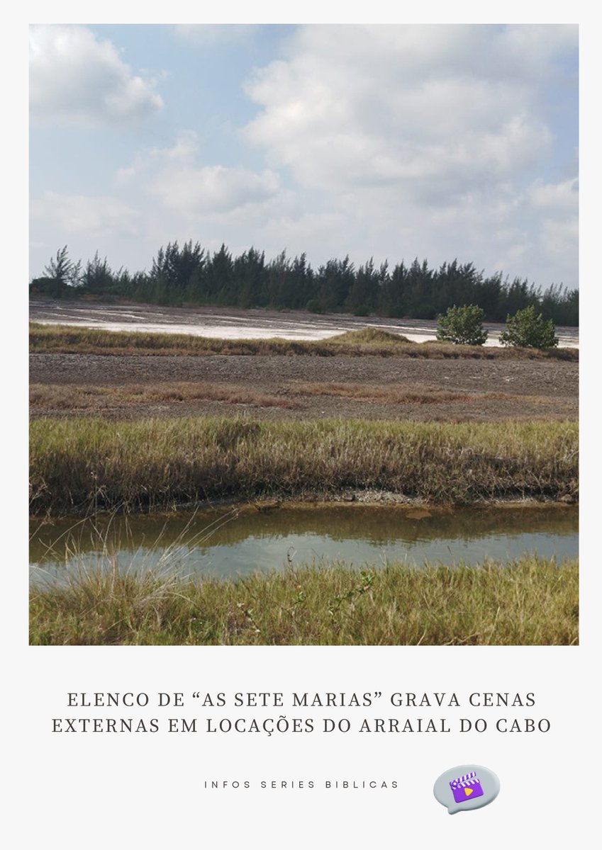 infos_sb's tweet photo. As gravações de #AsSeteMarias, microssérie que conta a trajetória de Maria Madalena, não se concentram apenas nos estúdios da Seriella Productions.

Durante essa semana, elenco, produção e direção viajaram para o Arraial do Cabo - RJ, para gravarem externas da superprodução https://t.co/ms7TU95WRx