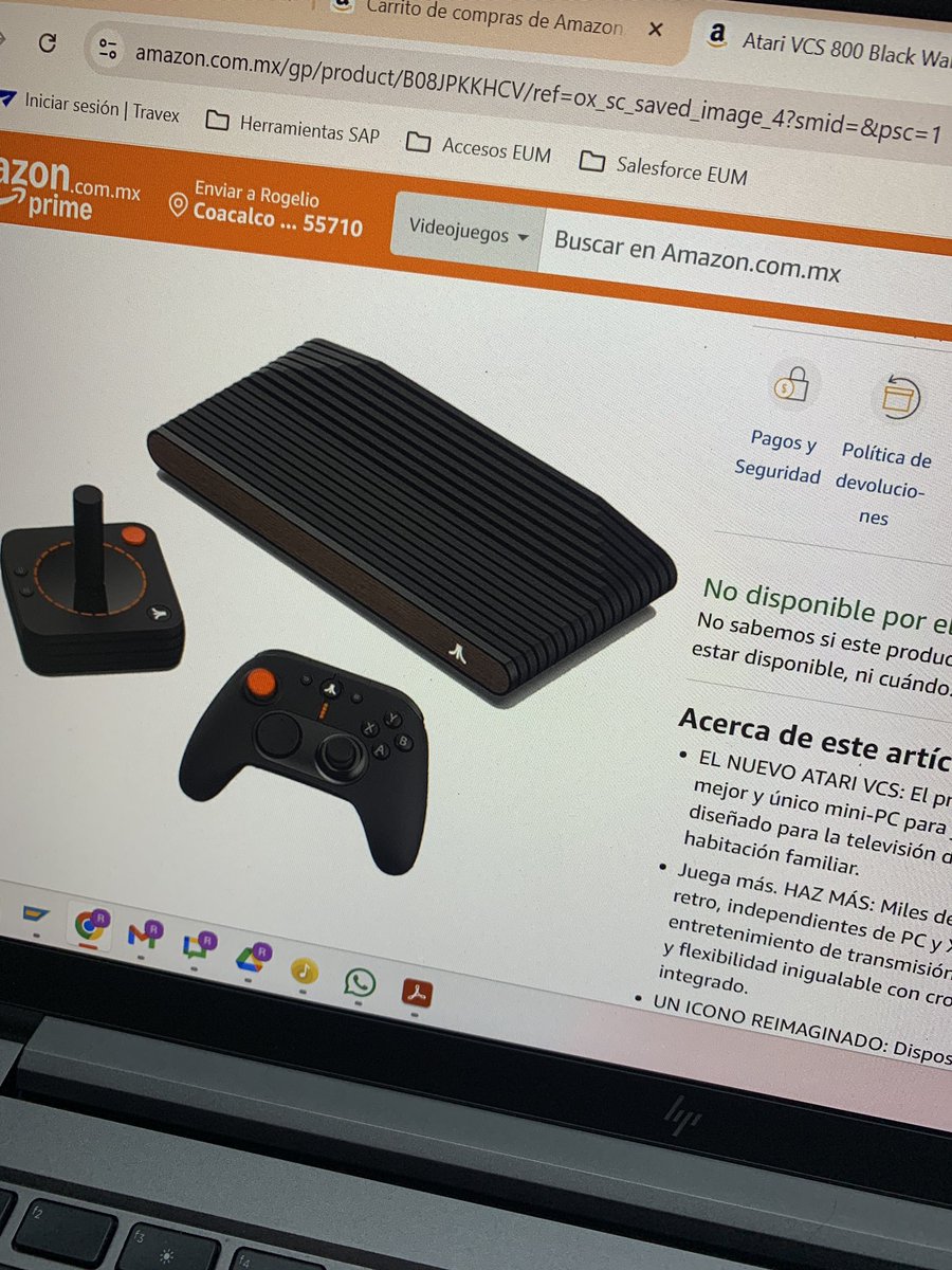 Rog_Castro's tweet photo. @atari It’s so unfair. A few steps away from buying the new Sprit of my Atari XEGS and @amazonmex says it’s already out of stock. Will there be any a hope to get It? https://t.co/3DpIRynZRh