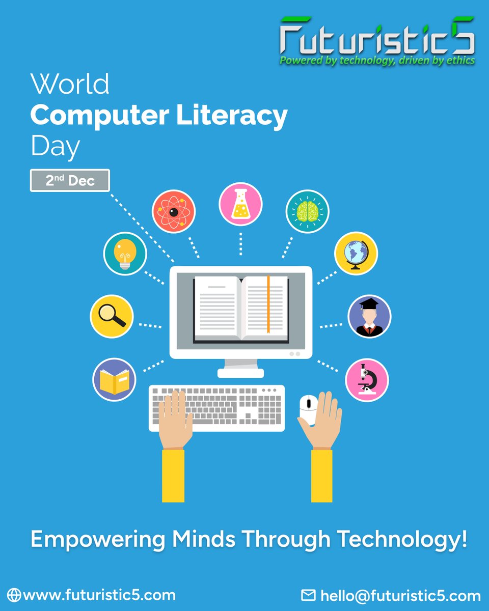 _Futuristic5's tweet image. 🌍 Today, we celebrate the skills that help people learn, grow, and stay connected in a tech-driven world.

For IT solutions⬇️
🌐 futuristic5.com
📩 hello@futuristic5.com

#Futuristic5 #DigitalSkills #Tech #DigitalInnovation  #FutureReady #IT #SmartTech #Pune #India