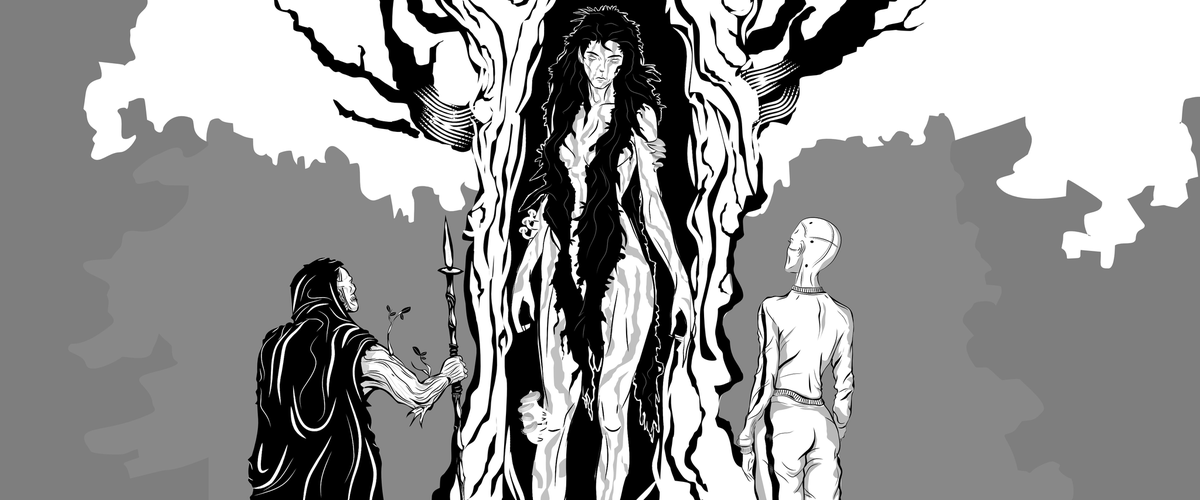 DanielDnDYT's tweet photo. What's this all about?

That's right, it is another piece of amazing artwork for a story featured in the upcoming pulp collection Corvid Codex.

There's a poll in the replies...tell me what you think. https://t.co/BuQiMVGYcT
