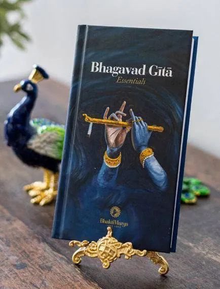 Wish everyone Shubh Gita Jayanti. 
On this day, the Bhagavad Gita appeared in this world. Bhagavan Sri Krishna spoke the eternal words of enlightenment through 18 chapters. These 18 chapters are the 18 layers of wisdom one must pierce through to attain the Lotus Feet of Sri Hari.