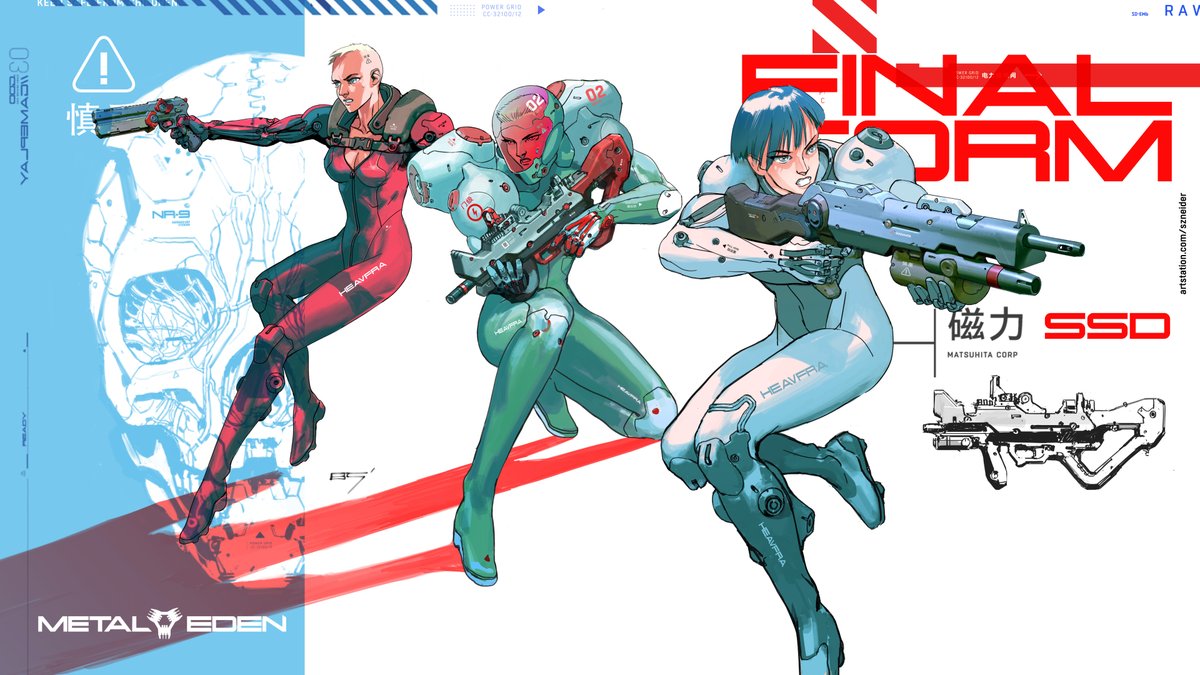 METAL EDEN ///////// ASKA  @artstationhq artstation.com/artwork/1NDP48