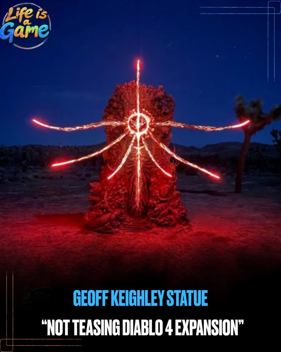 🗞️NEWS🗞️
 
The statue Geoff Keighley posted last week is allegedly “not teasing a Diablo 4 expansion” according to Jason Schreier of Bloomberg‼️

So what do you think it could be?👀