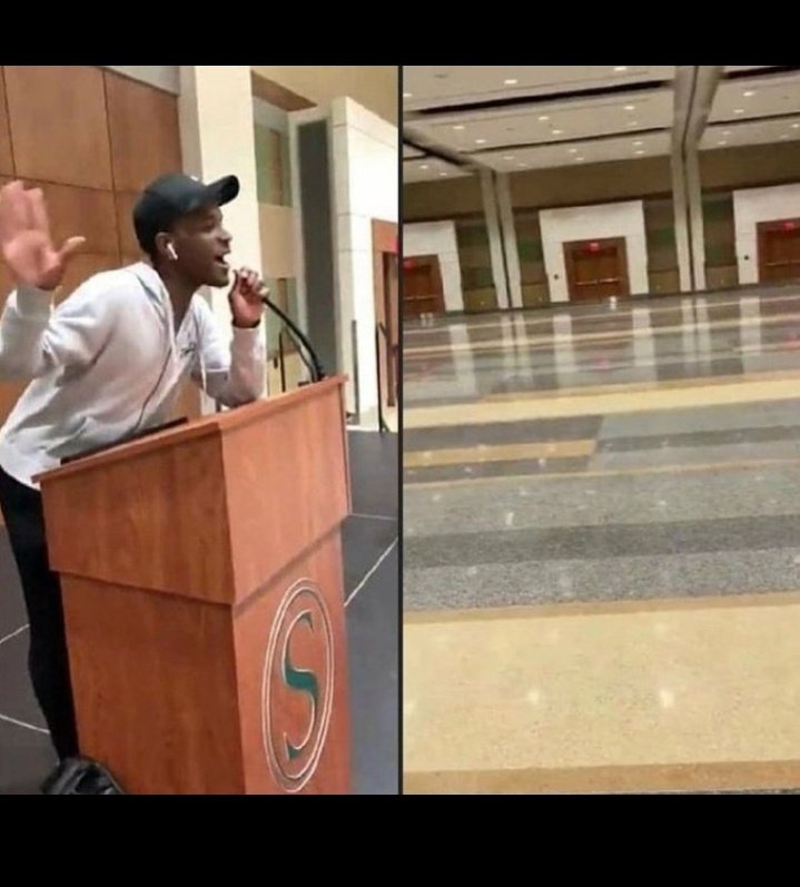 Me tweeting.                                   My audience