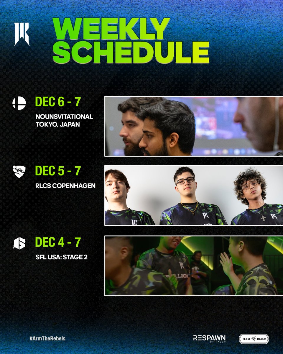 Rebels in action this week 💥