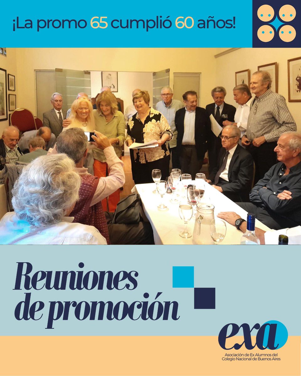 aexcnba's tweet photo. Festejos de las promos 1965 y 1970 en la Asociación 🫂❤️ https://t.co/RYRY6kK5iR
