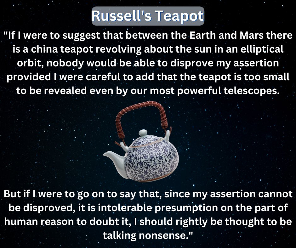 ThinkingAtheist's tweet image. Bertrand Russell, 𝐼𝑠 𝑇ℎ𝑒𝑟𝑒 𝐴 𝐺𝑜𝑑?, 1952