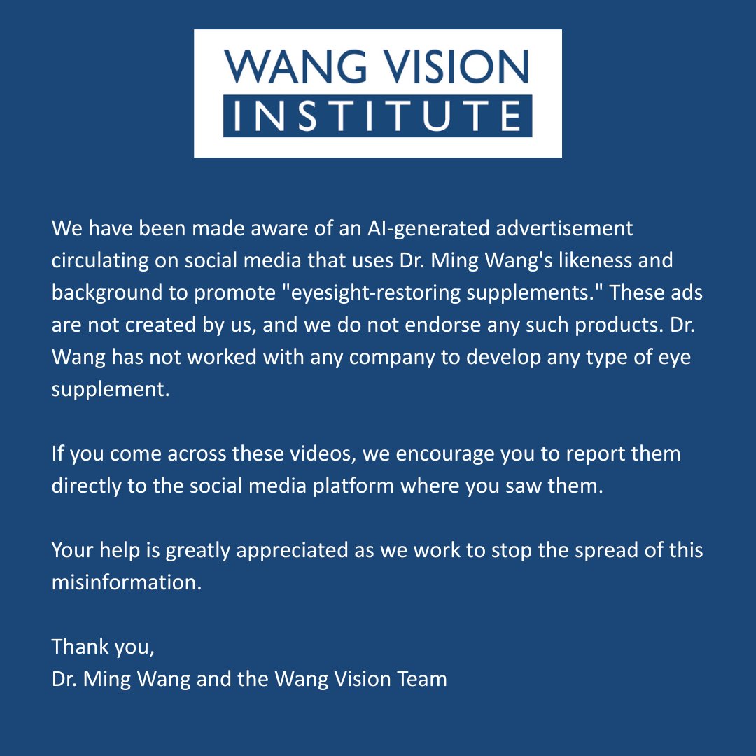 Dr. Ming Wang "Doctor Common Ground" tweet media