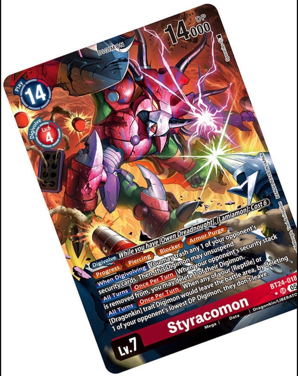 buffyta17's tweet image. Styracomon
#DigimonCardGame 
#DigimonLi