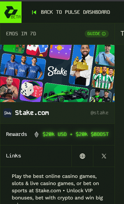 Domino10196's tweet image. 7 day left with @Stake 

Are you placing any bets today?

 @Stake  not only brings joy but also adds value for you.

#pulseinfra #stake @PulseInfra