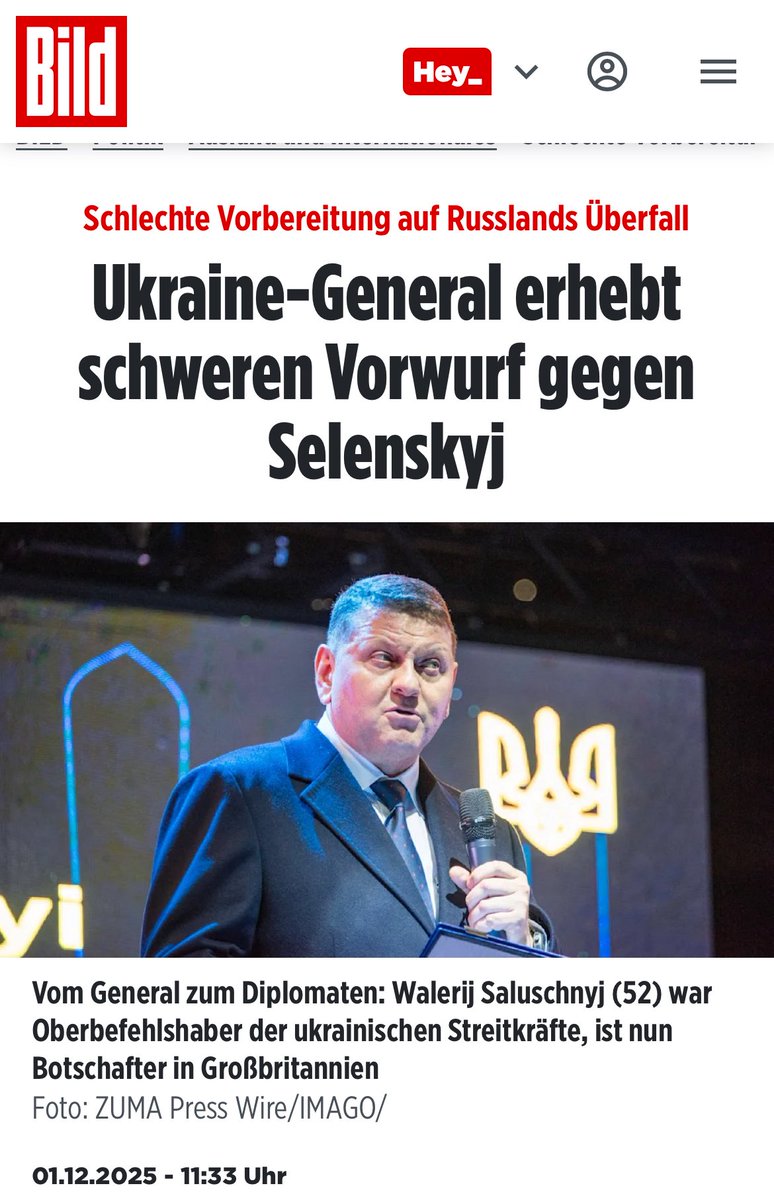 Kritik an Selensky in deutschen MSM. 
Oha!
Schade das die nicht von Anfang an über beide Seiten neutral berichtet haben. 

m.bild.de/politik/auslan…