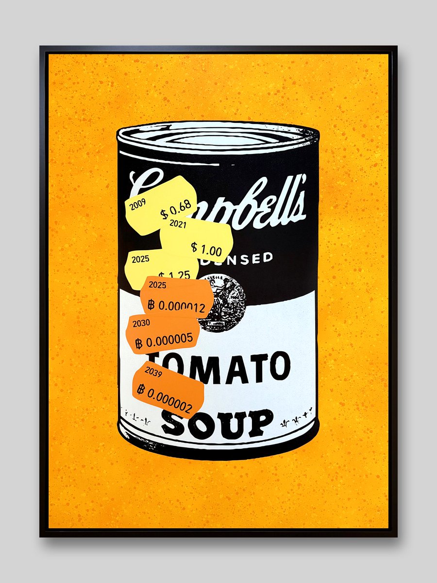 TOMATOSOUP.FIVE available! 
DM for more information. #bitcoin #bitcoinart