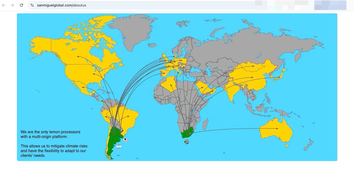 _venarixES_'s tweet image. El grupo #Qilin #ransomware habría #hackeado a San Miguel (@SanMiguelGlobal), con sede en #BuenosAires, #Argentina 🇦🇷 y oficinas en #Uruguay 🇺🇾 y #Sudafrica 🇿🇦, procesa limones y cítricos para producir zumos, aceites, esencias, pulpa, cáscara y otros productos derivados de los…