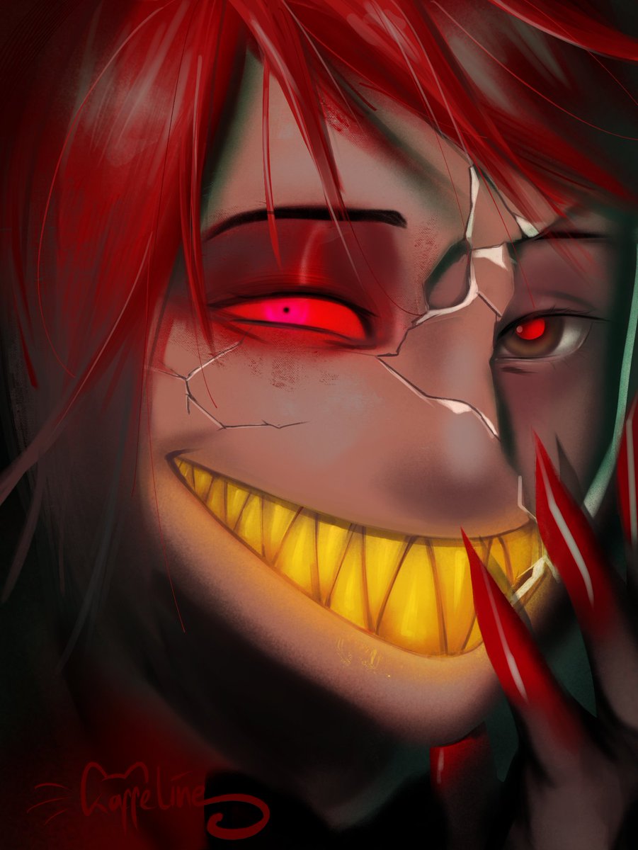 kaffeline's tweet photo. 📻🦌#Alastor #HazbinHotelAlastor  #HazbinHotel https://t.co/qxJe76eSA6