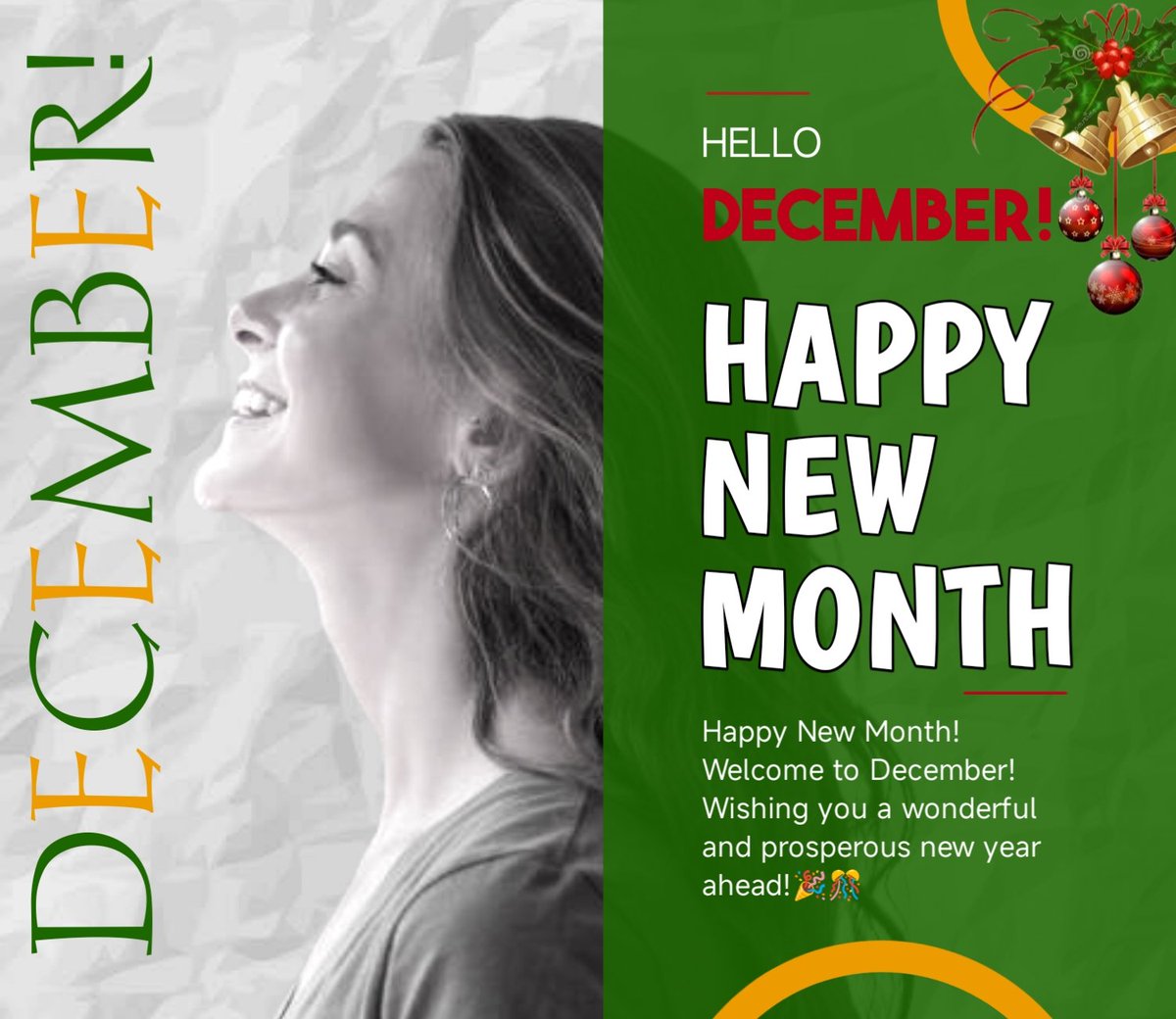 Mjay128's tweet image. Happy New Month! 
Wishing you all a blissful and prosperous new year ahead🎉🥳
Also, I made the design below.
#day8
#graphicsdesign