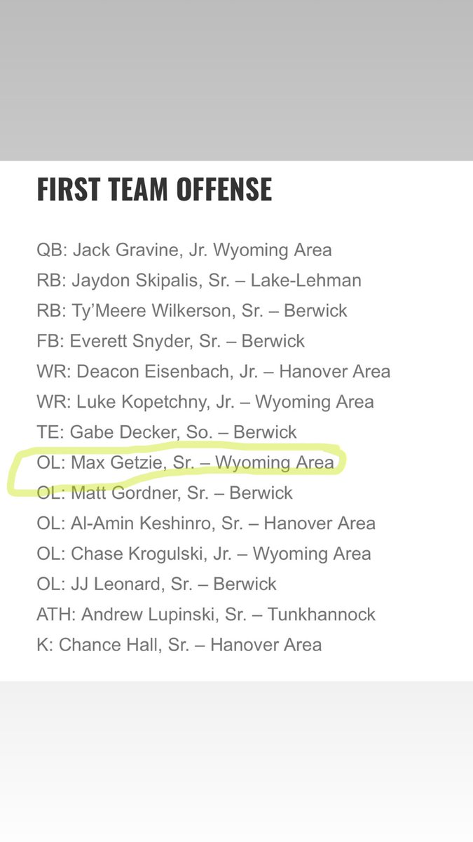 Max Getzie 2026 OL 6’4 290lb tweet media