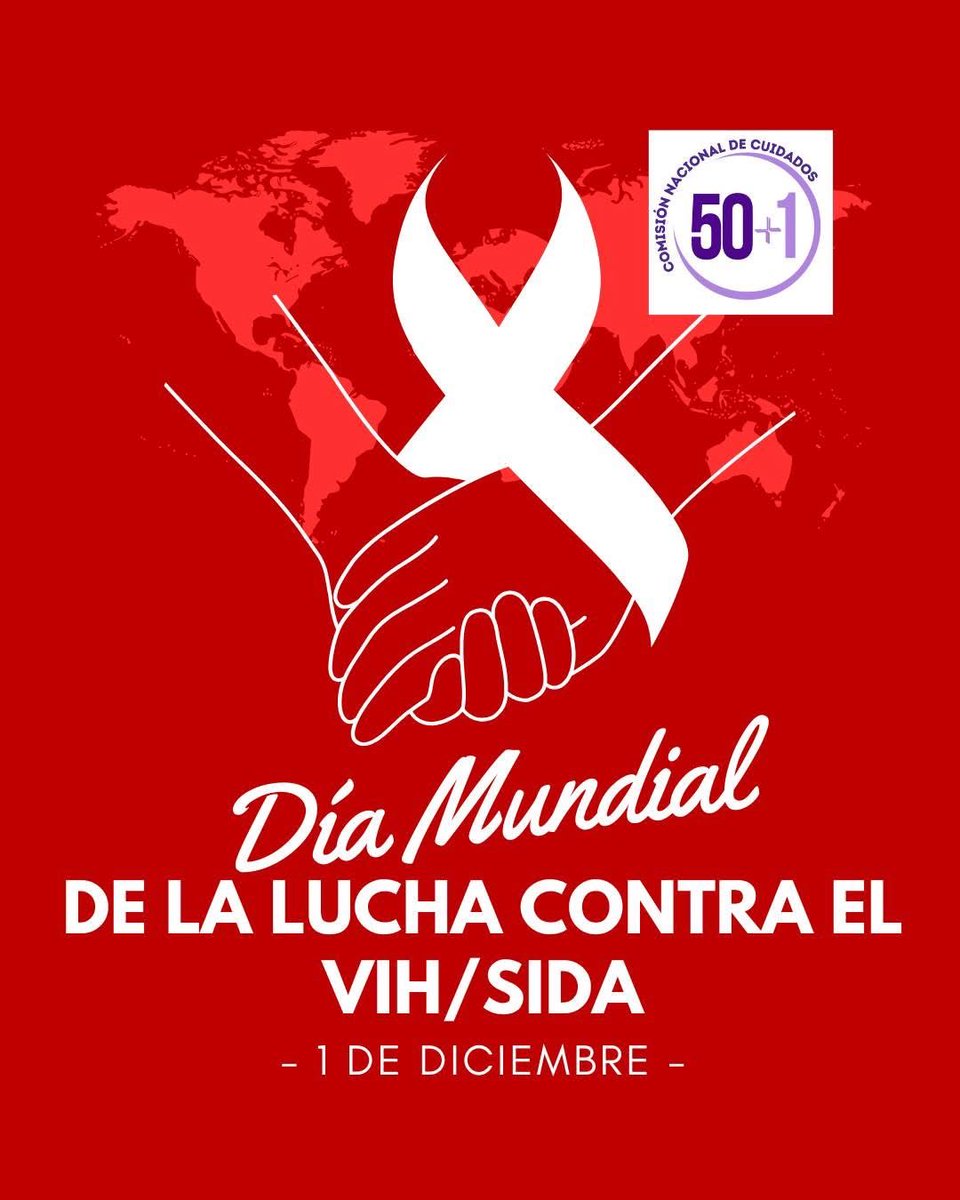 50mas1cuidados's tweet image. 🩸 Día Mundial de la Lucha contra el Sida

En México, la respuesta al VIH también es una conversación sobre cuidados: comunitarios, familiares y profesionales.
Cuidar es un acto de dignidad y un derecho.

#DíaMundialDelSida #VIH #Cuidados #México