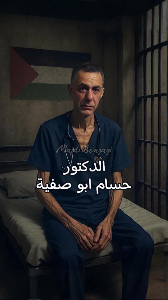 نداء لجميع أطباء العالم وخاصة أطباء العرب والمسلمين بأن يقفوا وقفة رجل واحد من أجل زميلهم في العمل الإنساني الدكتور حسام أبو صفية ..
الدكتور يعاني الآن من سوء تغذية حاد ومن أمراض جلدية كثيرة جراء قلة الاستحمام وحرمانه من الشمس والدواء ، لا تجعلوا هذا الخبر يقف عندكم ..