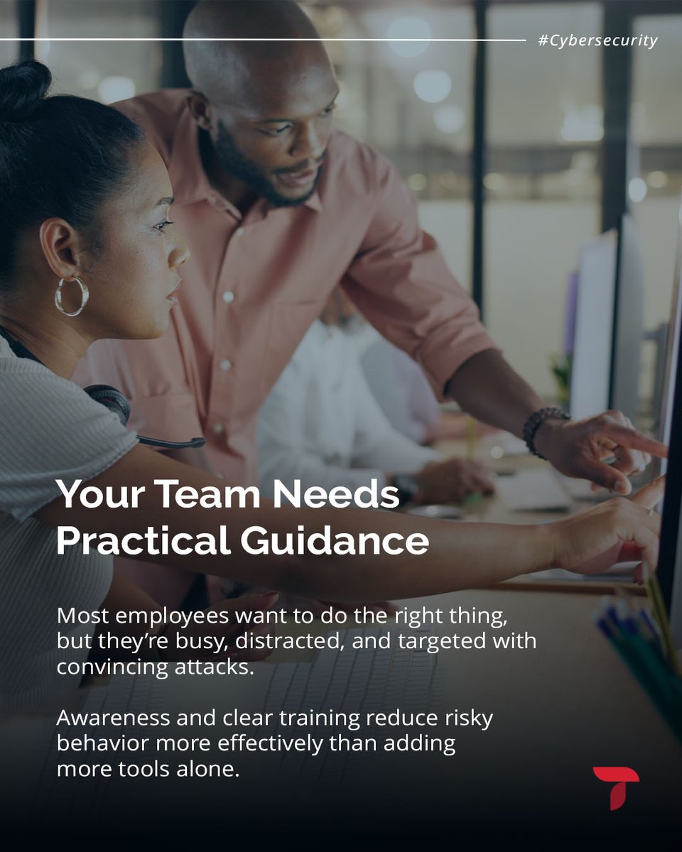 think_swift's tweet image. Most breaches start with simple mistakes.

Cyber360 training helps your team spot threats and avoid costly clicks.

Strengthen your human layer before attackers exploit it.

#CyberSecurity #DataProtection #Phishing #CyberAwareness