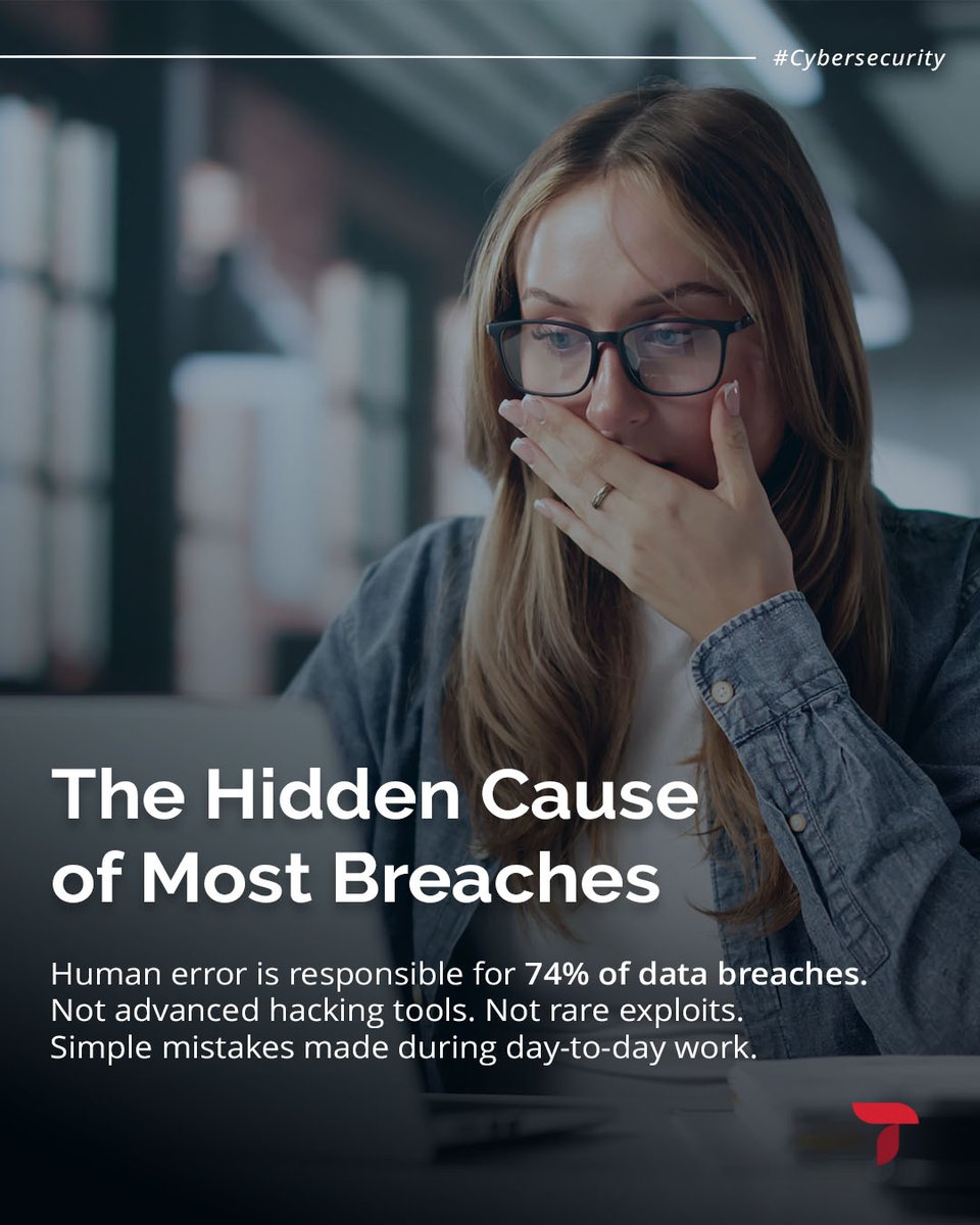 think_swift's tweet image. Most breaches start with simple mistakes.

Cyber360 training helps your team spot threats and avoid costly clicks.

Strengthen your human layer before attackers exploit it.

#CyberSecurity #DataProtection #Phishing #CyberAwareness
